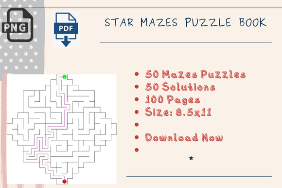 Download Kdp Templates Star Mazes Activity - Kdp templates Collection