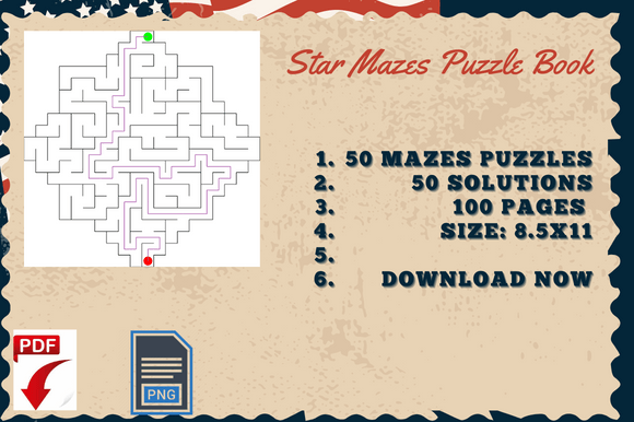 Download Kdp Templates Star Mazes Activity - Kdp templates Collection