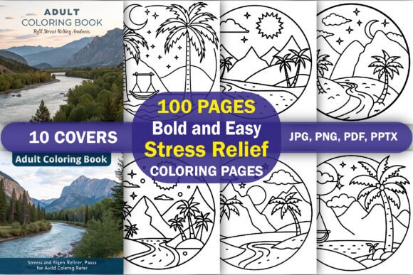 Download Stress Relief Adult Coloring Book - Stress relief adult coloring book Collection