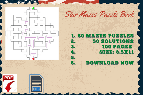 Download Kdp Templates Star Mazes Activity - Kdp templates Collection