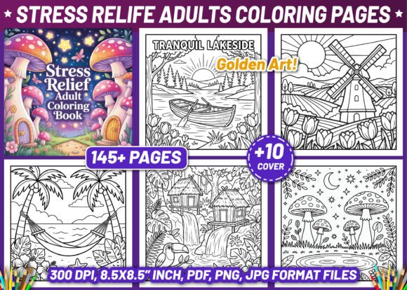 Download Stress Relief Adult Coloring Book Pages - Stress relief adult coloring book Collection
